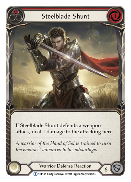 Steelblade Shunt - Red Card Front