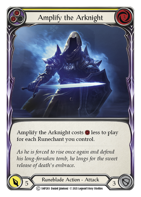 Amplify the Arknight - Yellow Card Front