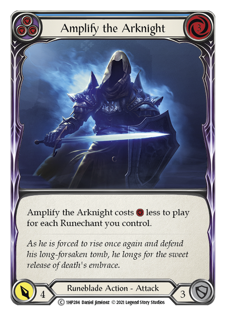 Amplify the Arknight - Blue Card Front