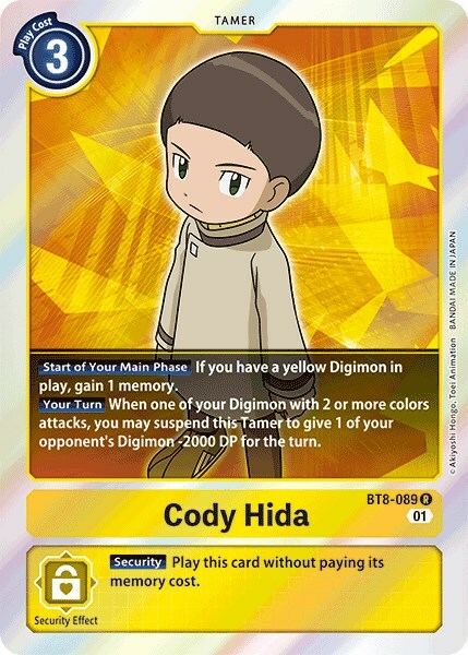 Cody Hida Card Front