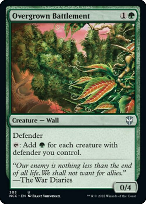 Overgrown Battlement Card Front