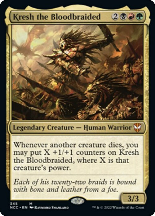 Kresh the Bloodbraided Card Front