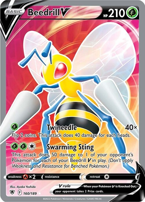 Beedrill V Card Front