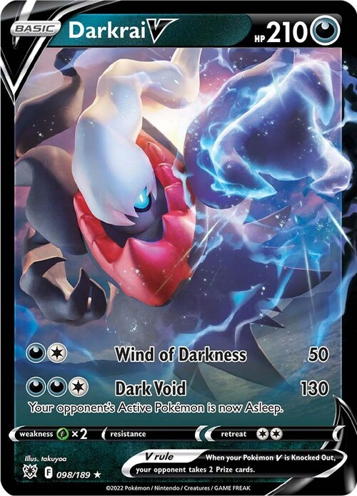 Darkrai V Card Front