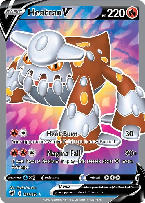 Heatran V Card Front