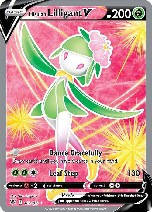 Hisuian Lilligant V Card Front