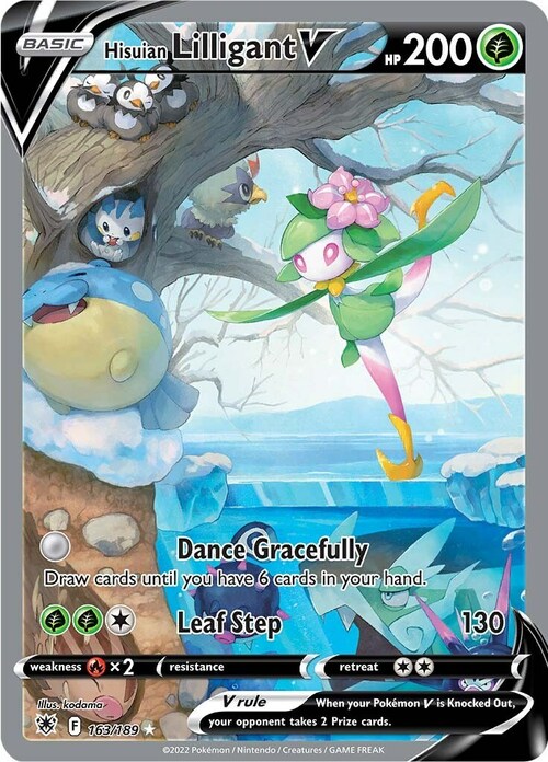 Hisuian Lilligant V Card Front