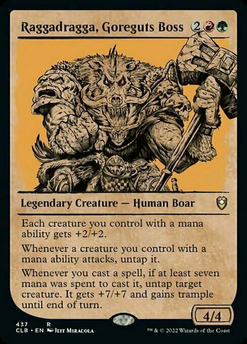 Raggadragga, Goreguts Boss Card Front