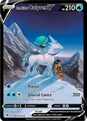 Calyrex Cavaliere Glaciale V [Pierce | Glacial Lance]