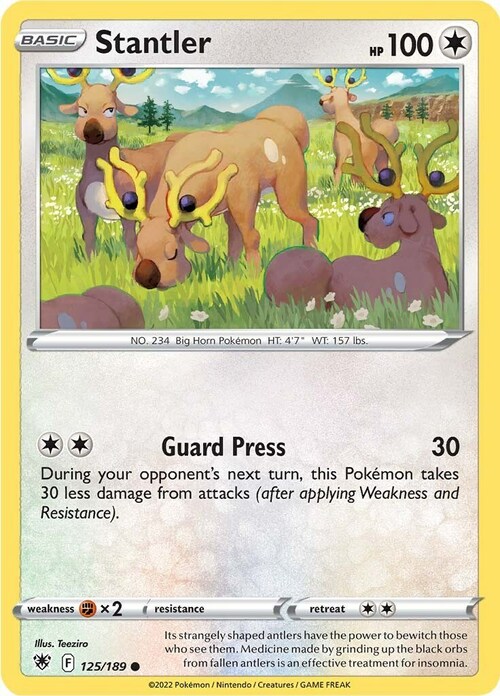 Stantler Card Front