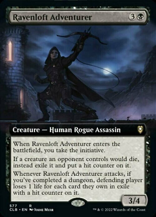 Ravenloft Adventurer Card Front