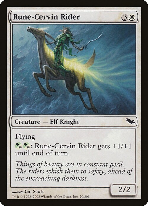 Rune-Cervin Rider Card Front