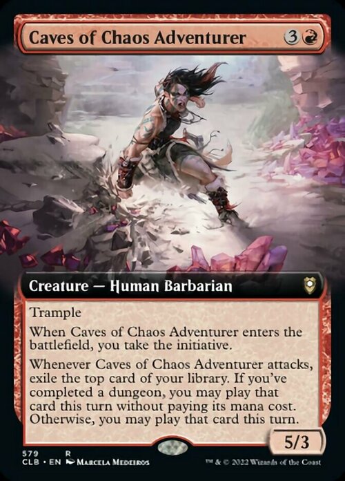 Caves of Chaos Adventurer Card Front