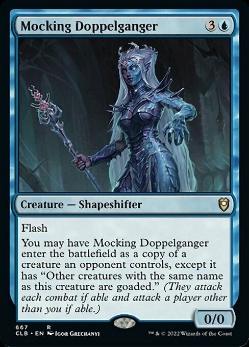 Mocking Doppelganger Card Front