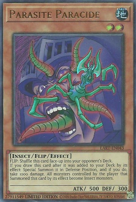 Parasite Paracide Card Front