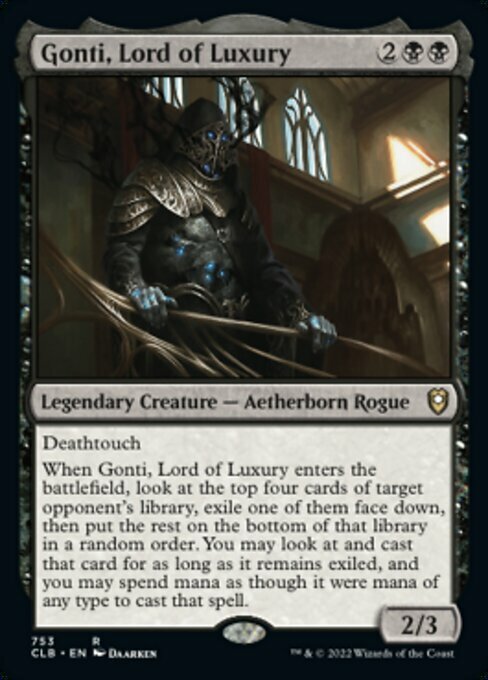 Gonti, Lord of Luxury Card Front