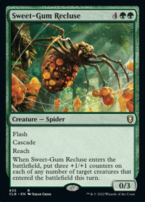 Sweet-Gum Recluse Card Front