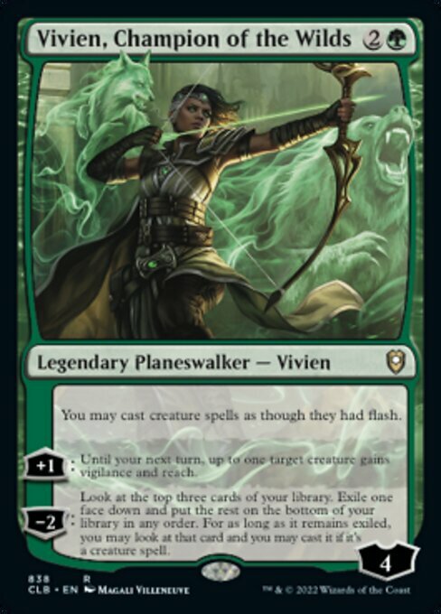 Vivien, Champion of the Wilds Card Front