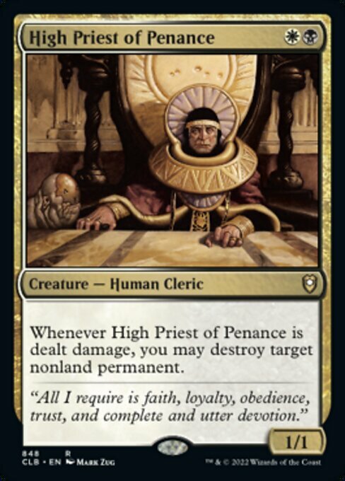 High Priest of Penance Card Front