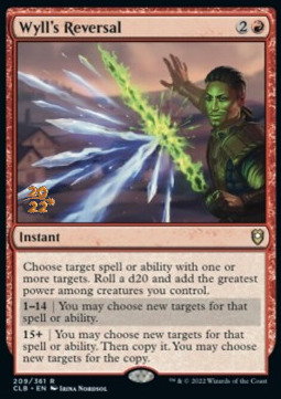 Wyll's Reversal Card Front