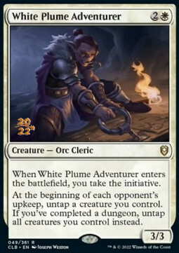 White Plume Adventurer Card Front