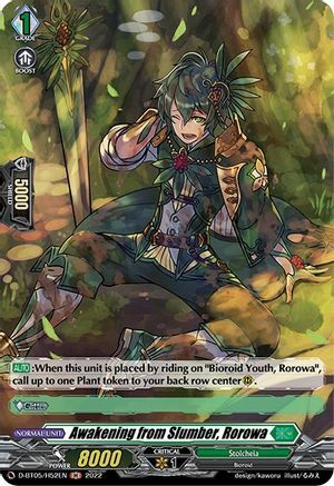 Awakening from Slumber, Rorowa Card Front