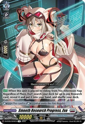 Smooth Research Progress, Eva [D Format] Card Front