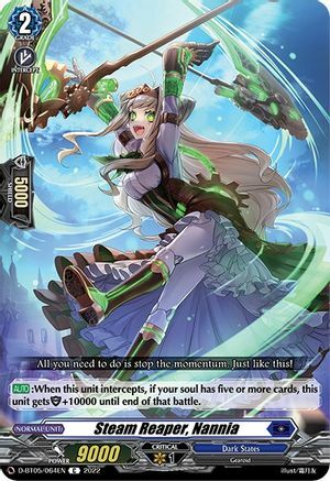 Steam Reaper, Nannia [D Format] Card Front