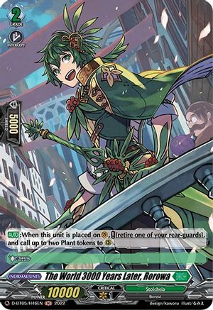 The World 3000 Years Later, Rorowa [D Format] Card Front