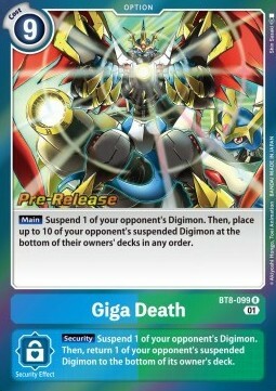 Giga Death Card Front