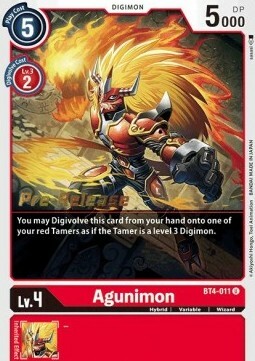 Agunimon Card Front