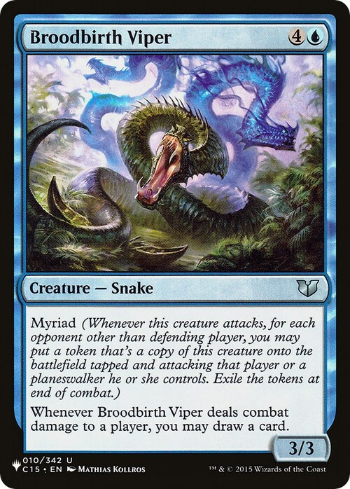 Broodbirth Viper Card Front