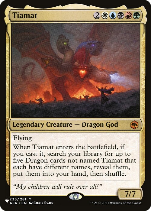 Tiamat Card Front