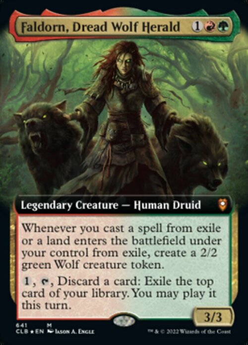 Faldorn, Dread Wolf Herald Card Front