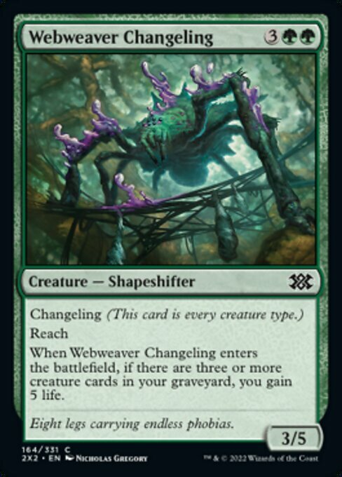 Webweaver Changeling Card Front