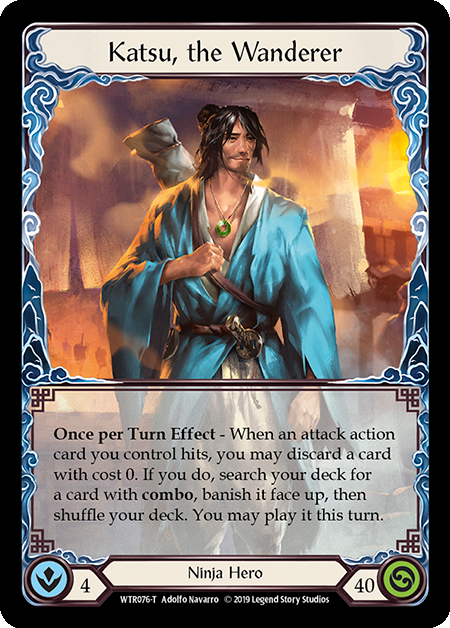 Katsu, the Wanderer // Romping Club Card Front