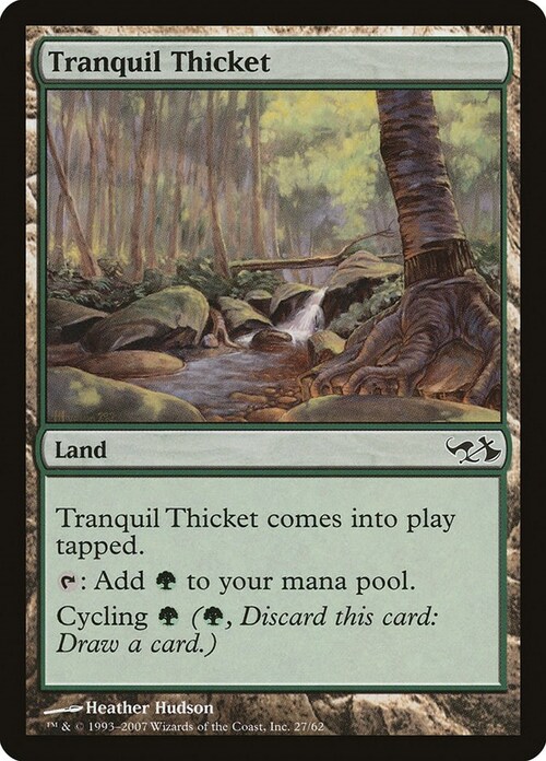 Tranquil Thicket Card Front