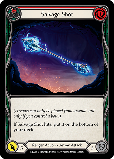 Salvage Shot - Red Card Front