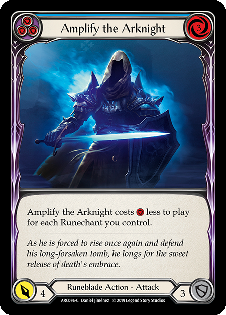 Amplify the Arknight - Blue Card Front