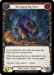 Barraging Big Horn - Red