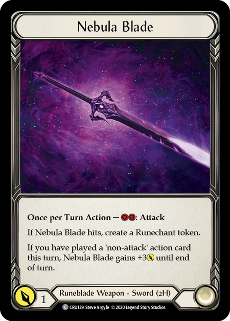 Nebula Blade Card Front