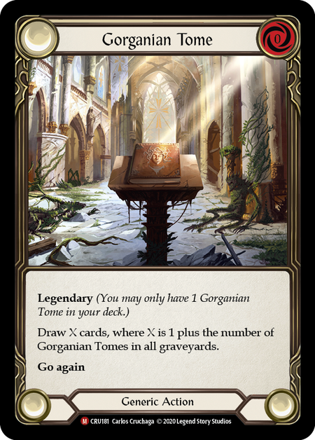 Gorganian Tome Card Front