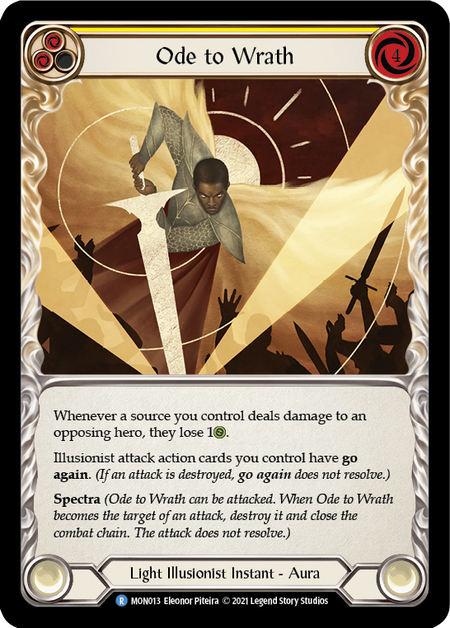 Ode to Wrath Card Front