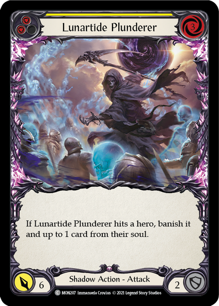 Lunartide Plunderer - Yellow Card Front