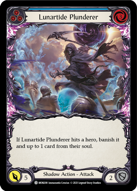 Lunartide Plunderer - Blue Card Front