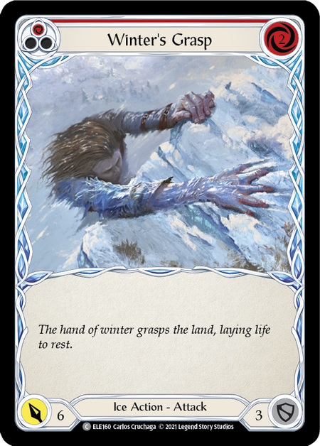 Winter's Grasp (Red) Card Front