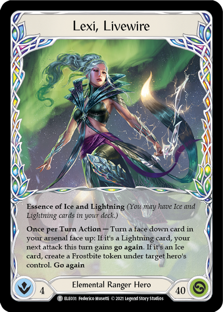 Lexi, Livewire // Rosetta Thorn Card Front