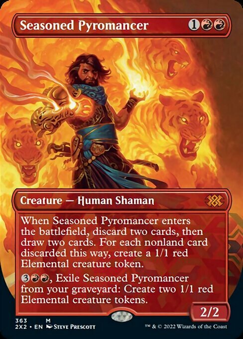 Seasoned Pyromancer Card Front