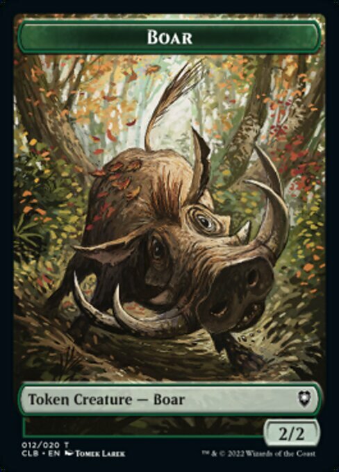 Boar // Treasure Card Front