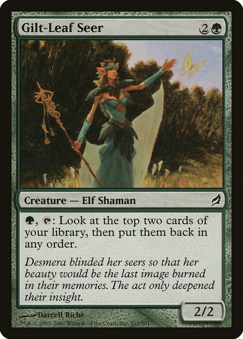 Gilt-Leaf Seer Card Front